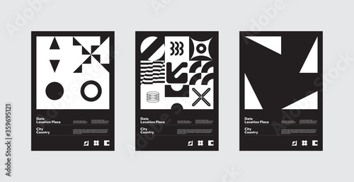 Postmodern Design Vector Cover Mockup