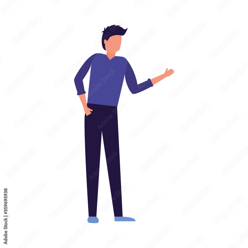 Isolated avatar man vector design