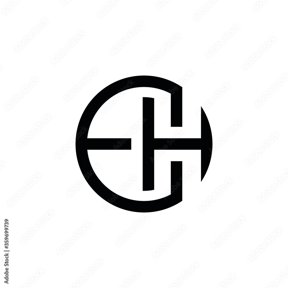 EH E H letter logo design vector EH E H letter logo design vector