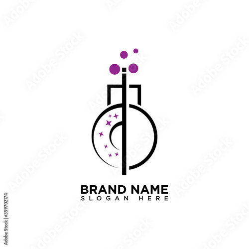 Magic Lab Logo Design Template