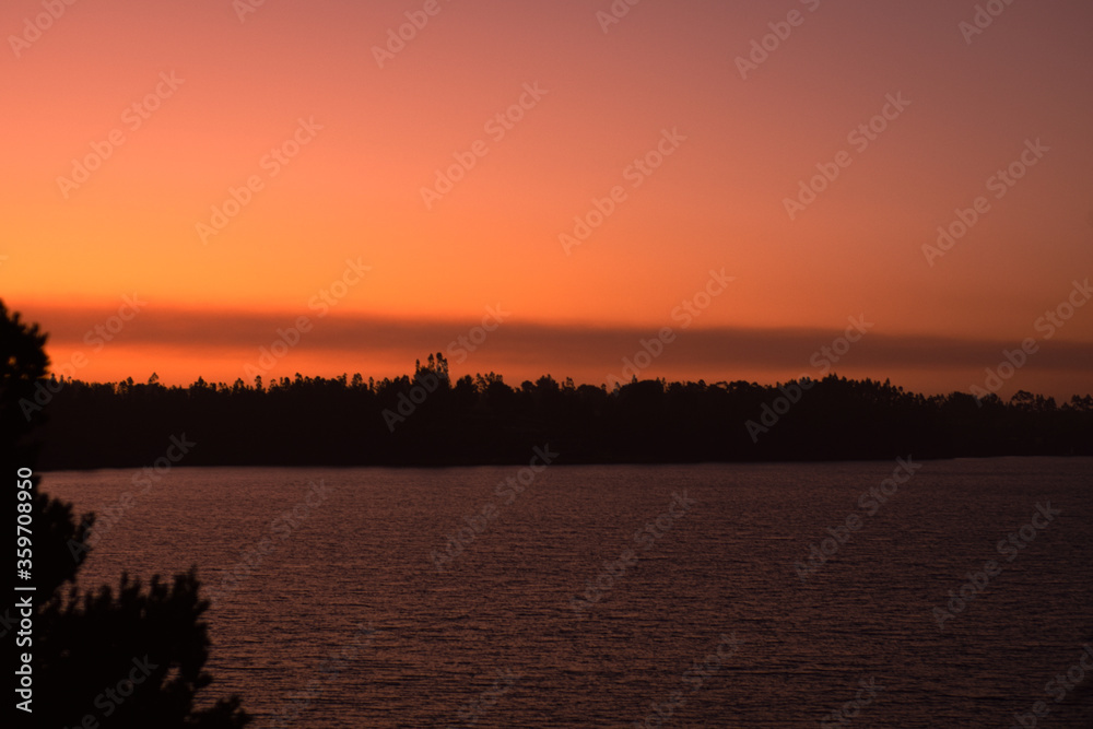 Naklejka premium en los lagos 