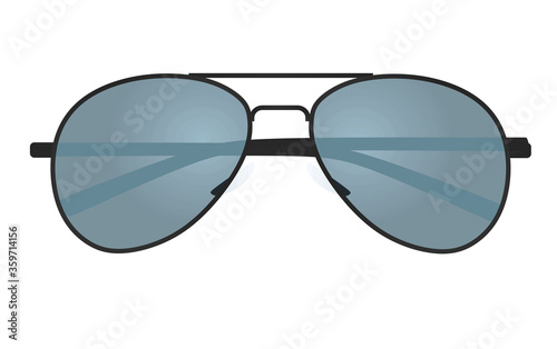 Fashion sunglasses template. vector illustration