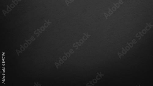 soft and smooth gradient black concrete or sandstone wall texture with dark corner. abstract background.
