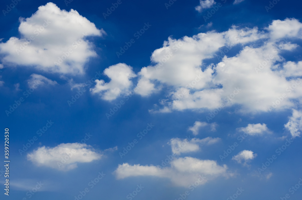 beautiful blue sky and white fluffy cloud horizon outdoor for background. beautiful blue sky and white fluffy cloud horizon outdoor for background.