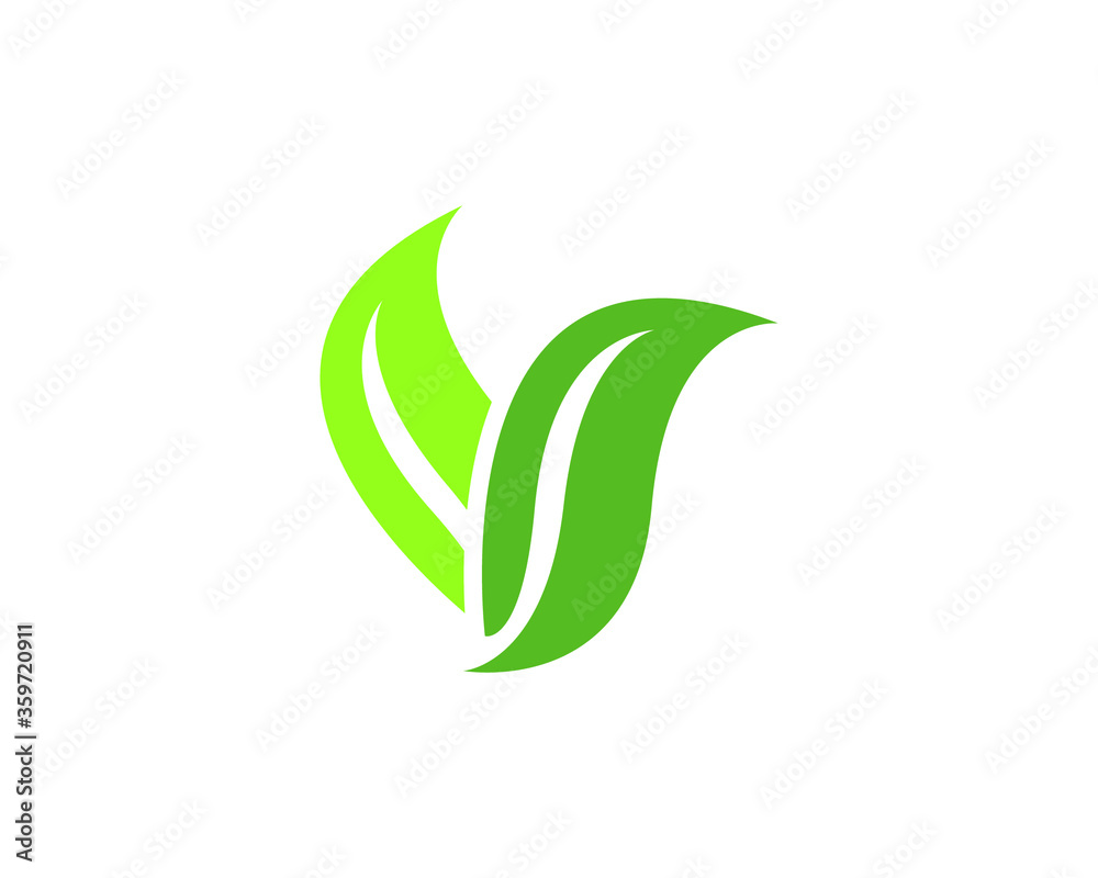 Green leaf ecology nature element vector icon. EPS 10. Green leaf ecology nature element vector icon. EPS 10.