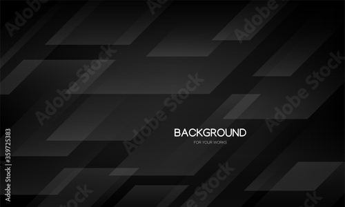 Abstract background vector illustration. Gradient grey with rhombus shapes composition.