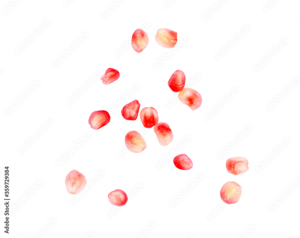pomegranate isolated on white background pomegranate isolated on white background