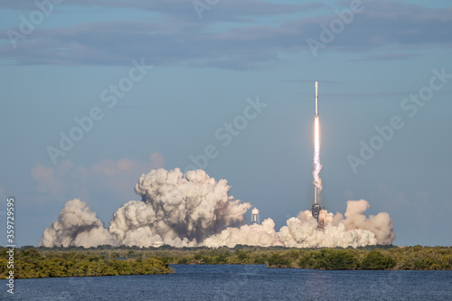 Rocket Launching into Space