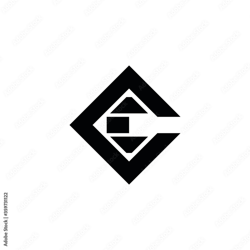 EC E C letter logo design vector EC E C letter logo design vector