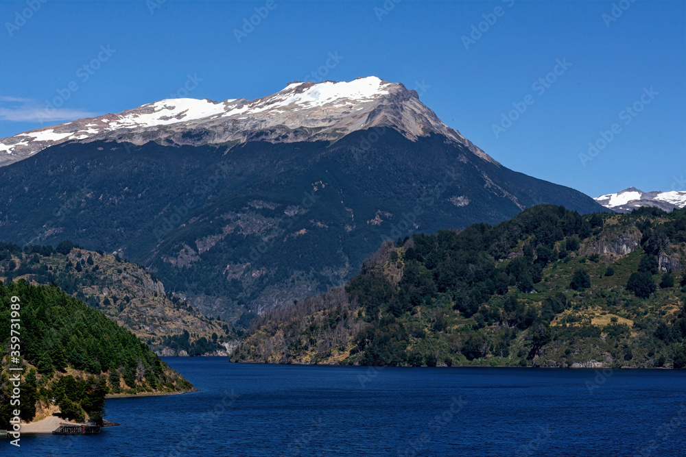 Couldn't avoid a sense of awe with the enormity of this landscape! Elizalde Lake, Patagonia, Chile.