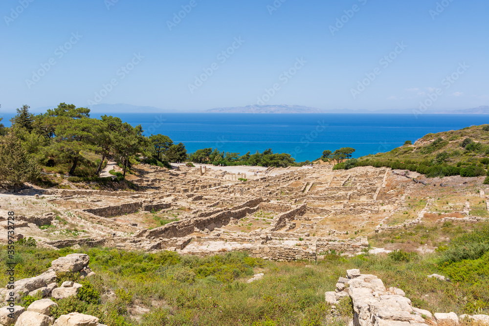 The ancient city of Kamiros located in the northwest of the island of Rhodes. Greece