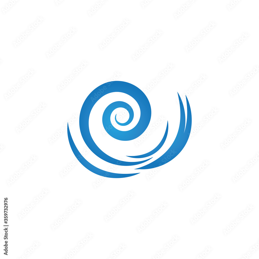 Water wave icon vector Water wave icon vector