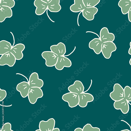 Saint Patrick day seamless pattern