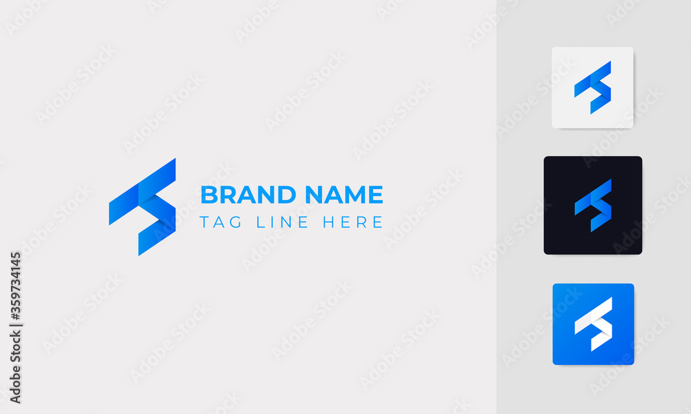 Letter S, T and H mark modern logo 