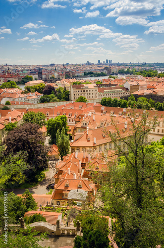 Beautiful view from Prague Castle