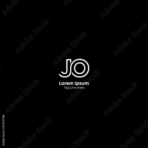 Creative initial letter  logo icon design template elements