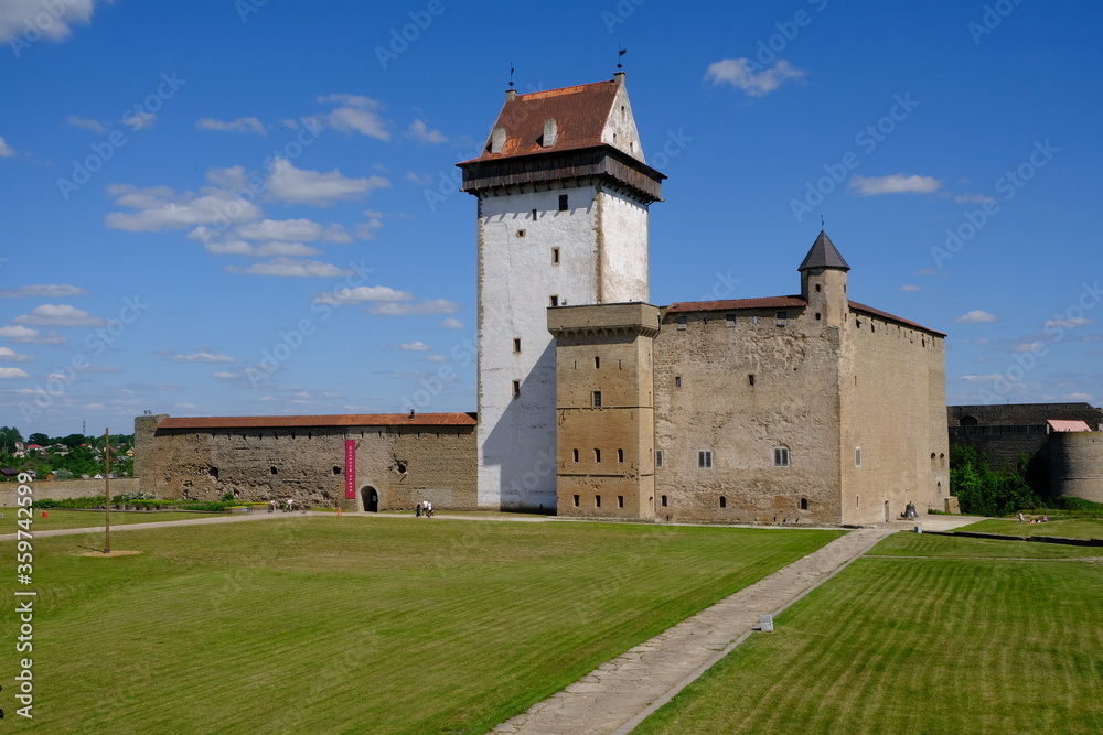 Hermann Castle and Narva Fortress, Narva, Estonia Hermann Castle and Narva Fortress, Narva, Estonia