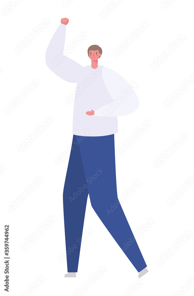 Avatar man cartoon design, Boy male person people human social media and portrait theme Vector illustration Avatar man cartoon design, Boy male person people human social media and portrait theme Vector illustration