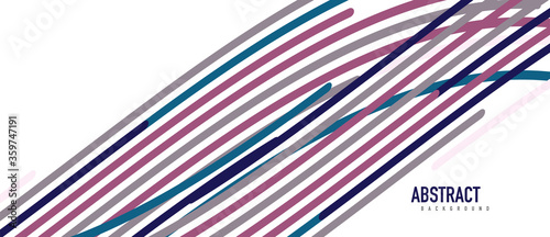 Аbstract moving colorful lines vector backgrounds for cover, placard, poster, banner or flyer