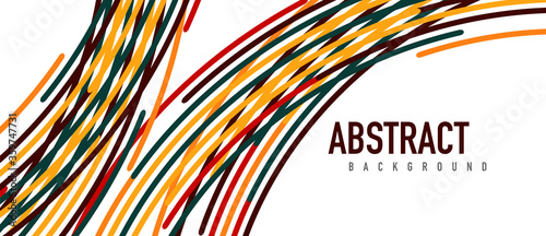 Аbstract moving colorful lines vector backgrounds for cover, placard, poster, banner or flyer
