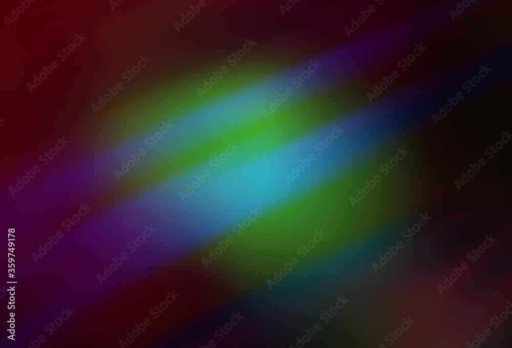 Dark BLUE vector pattern with sharp lines. Lines on blurred abstract background with gradient. Pattern for your busines websites.