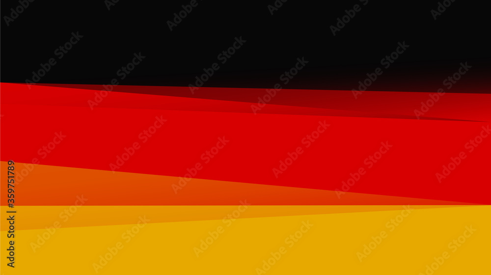 Polygonal striped Germany flag. Low poly flag Polygonal striped Germany flag. Low poly flag