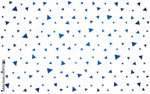 Light BLUE vector  triangle mosaic template. A completely new color illustration in a polygonal style. Brand new design for your business.