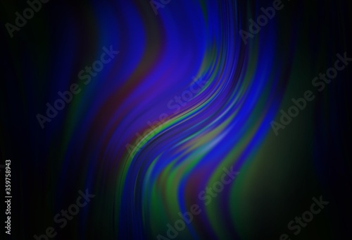 Dark BLUE vector modern elegant background. A completely new colored illustration in blur style. New design for your business.
