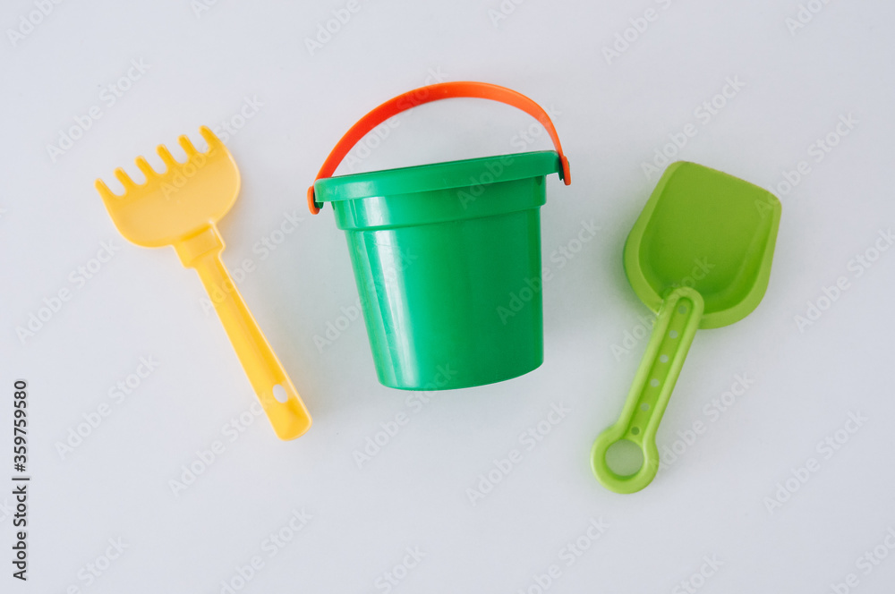 toys collection isolated on white background toys collection isolated on white background