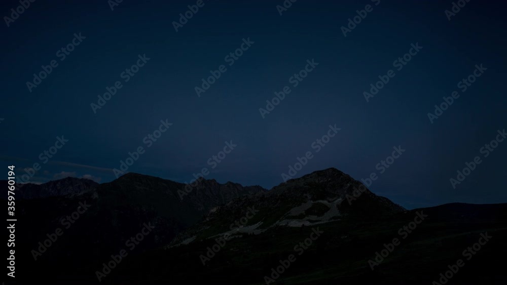 Back and forth timelapse video of clouds over mountains, Verbier, Switzerland Back and forth timelapse video of clouds over mountains, Verbier, Switzerland