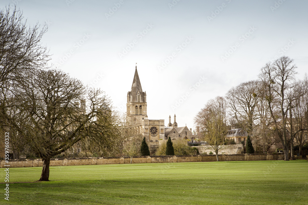 playground and Chapel tower of Merton College playground and Chapel tower of Merton College