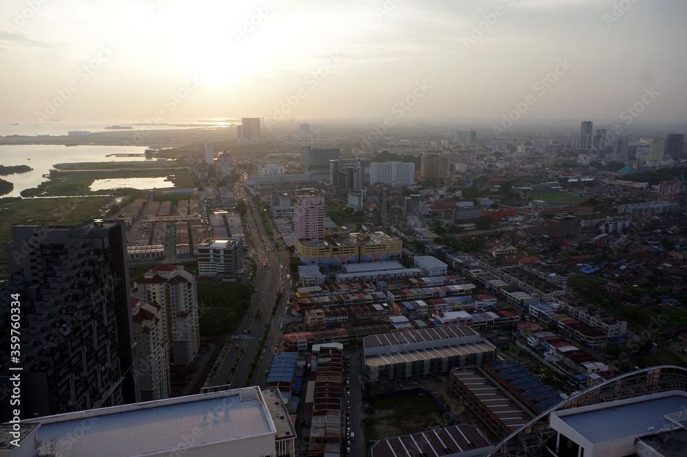 Obraz premium vue sur Malacca, Malaisie