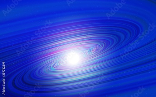 Dark BLUE vector background with astronomical stars. Glitter abstract illustration with colorful cosmic stars. Pattern for astronomy websites.