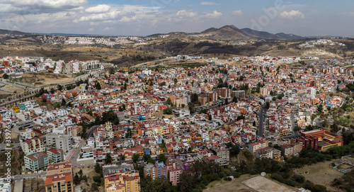 Aerial view of Lomas Verdes district in Naucalpan, middle-class residential zone close to Mexico City photo