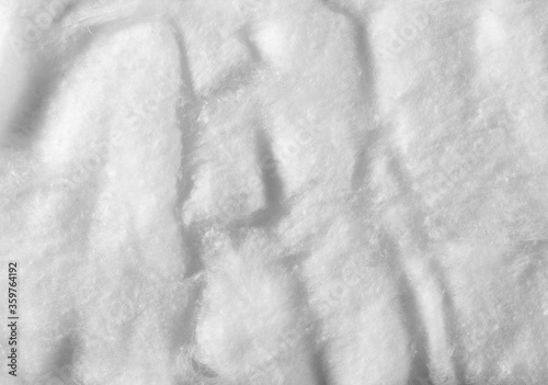 Wadding, medical absorbent cotton wool background and texture