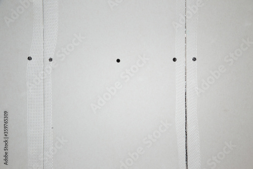 plain plasterboard backdrop
