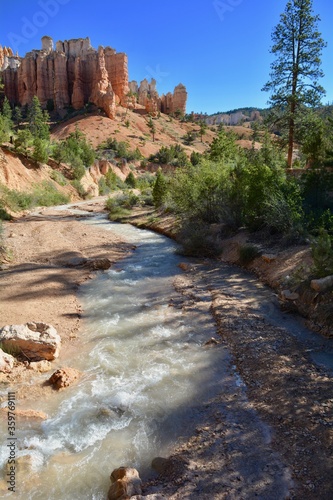 stream at bryce canyon national park utah