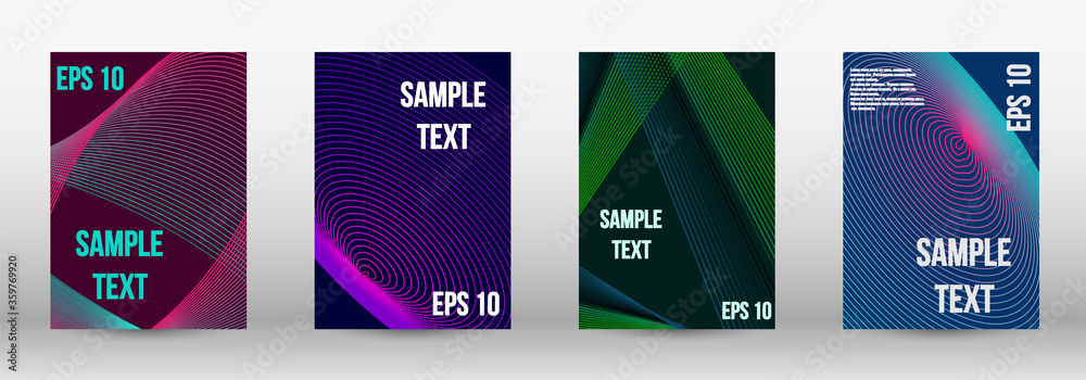 Geometric template with lines Geometric template with lines