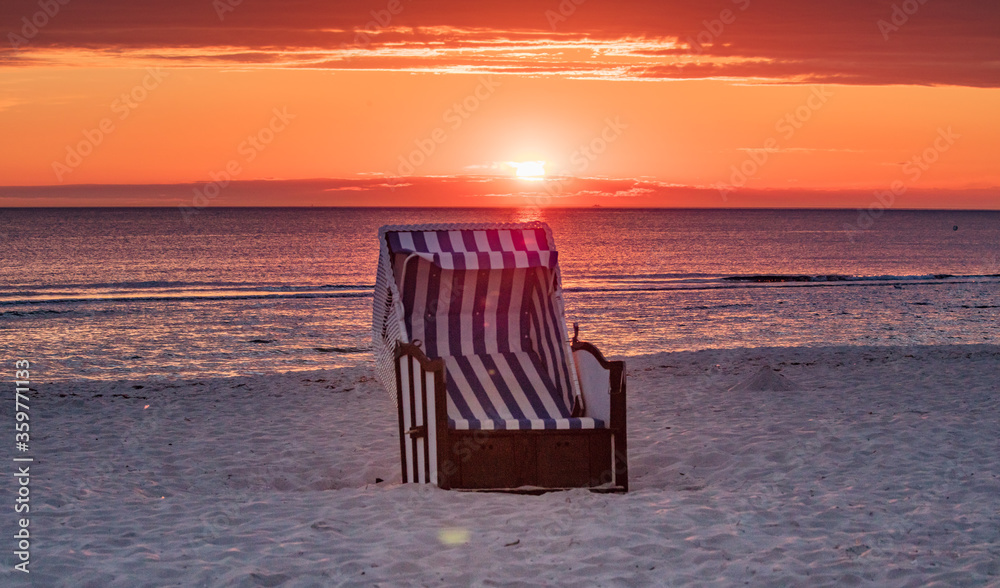 Naklejka premium strandkorb