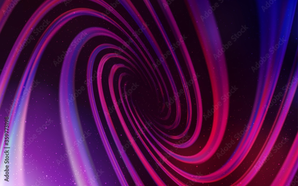 Obraz premium Dark Purple, Pink vector background with astronomical stars. Shining illustration with sky stars on abstract template. Pattern for futuristic ad, booklets.