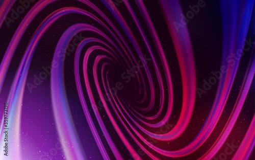 Dark Purple, Pink vector background with astronomical stars. Shining illustration with sky stars on abstract template. Pattern for futuristic ad, booklets. © smaria2015
