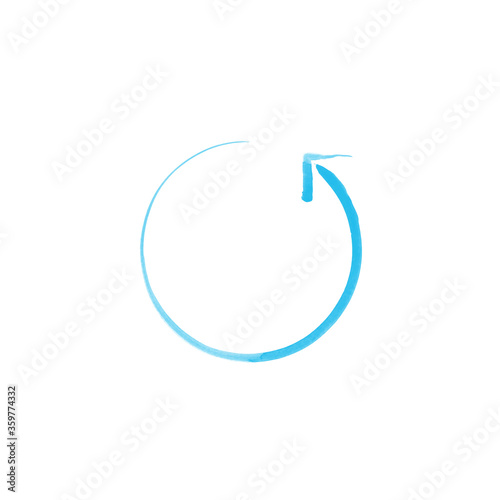 360 degrees hand drawn arro...