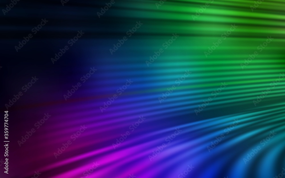 Dark Multicolor vector abstract blurred background. A completely new colored illustration in blur style. New design for your business.