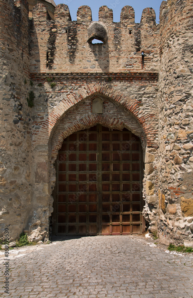 One of the entrance of Svetitskhoveli Cathedral, Georgia