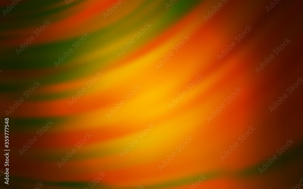 Dark Orange vector pattern with curved lines. Geometric illustration in abstract style with gradient. Colorful wave pattern for your design. Dark Orange vector pattern with curved lines. Geometric illustration in abstract style with gradient. Colorful wave pattern for your design.