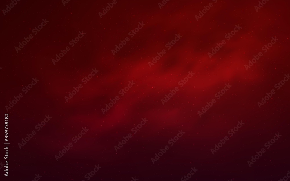 Obraz premium Dark Red vector layout with cosmic stars. Modern abstract illustration with Big Dipper stars. Pattern for astronomy websites.