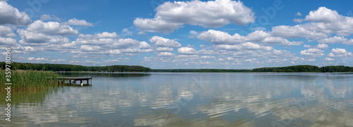 Fototapeta Naklejka Na Ścianę i Meble -  Nieslysz Lake in the Lubuskie Province, western Poland