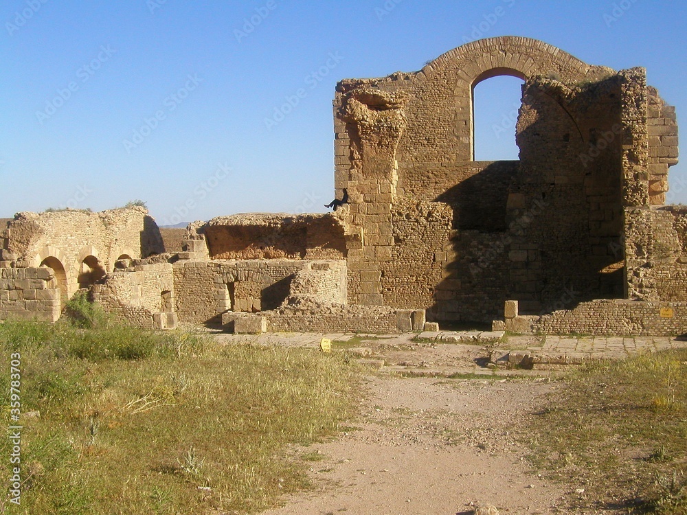 BULLA REGIA, TUNISIA. ROMAN AND EARLY CHRISTIAN RUINS