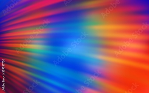 Wallpaper Mural Dark Multicolor vector background with wry lines. A sample with colorful lines, shapes. Template for cell phone screens. Torontodigital.ca