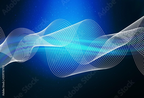 Dark BLUE vector colorful abstract texture. Abstract colorful illustration with gradient. The best blurred design for your business.